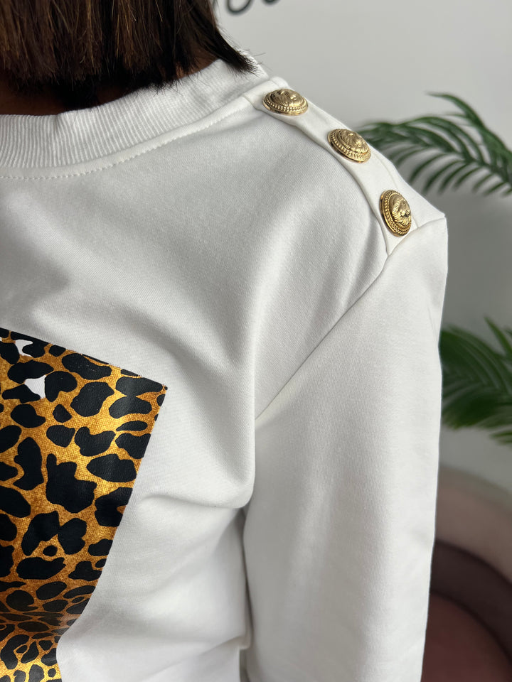 Sudadera Kenia blanco