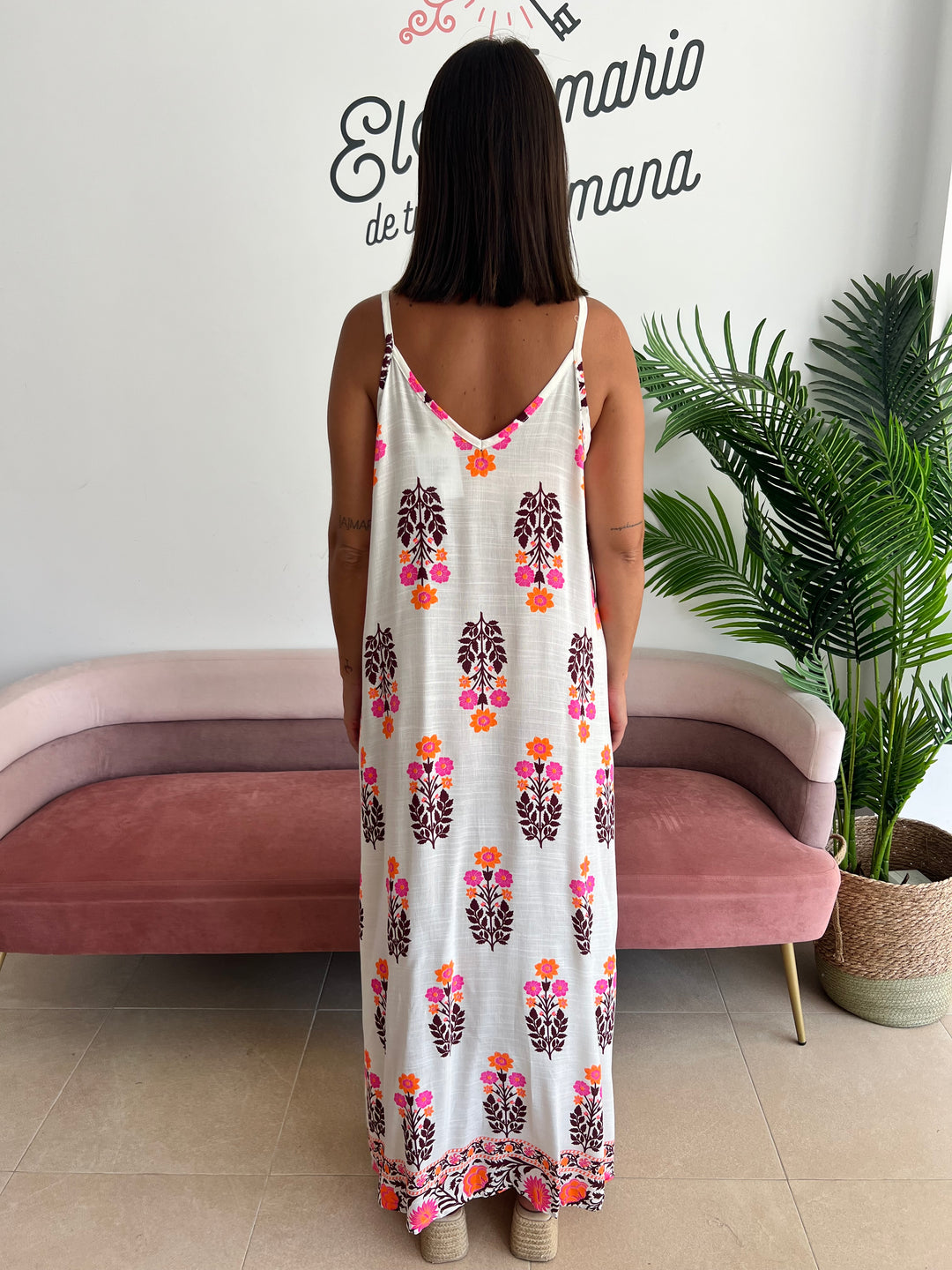 Vestido Trini marrón