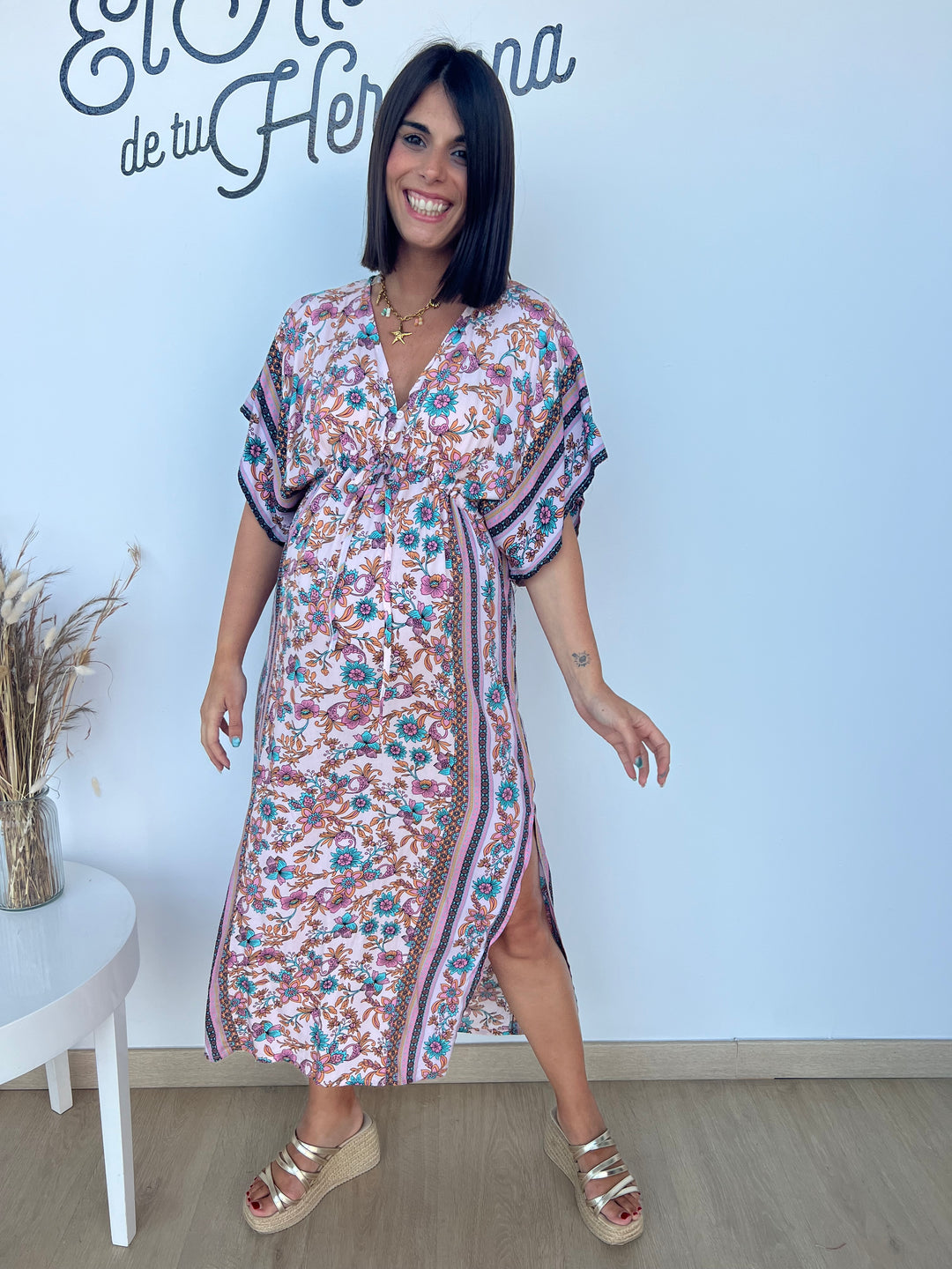 Vestido Erika rosa