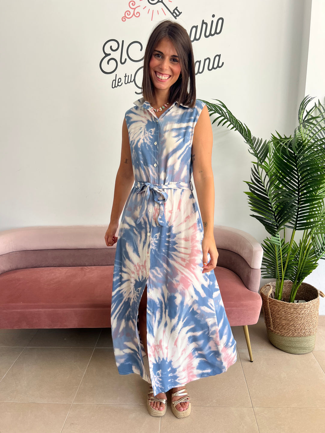 Vestido Aroa azul