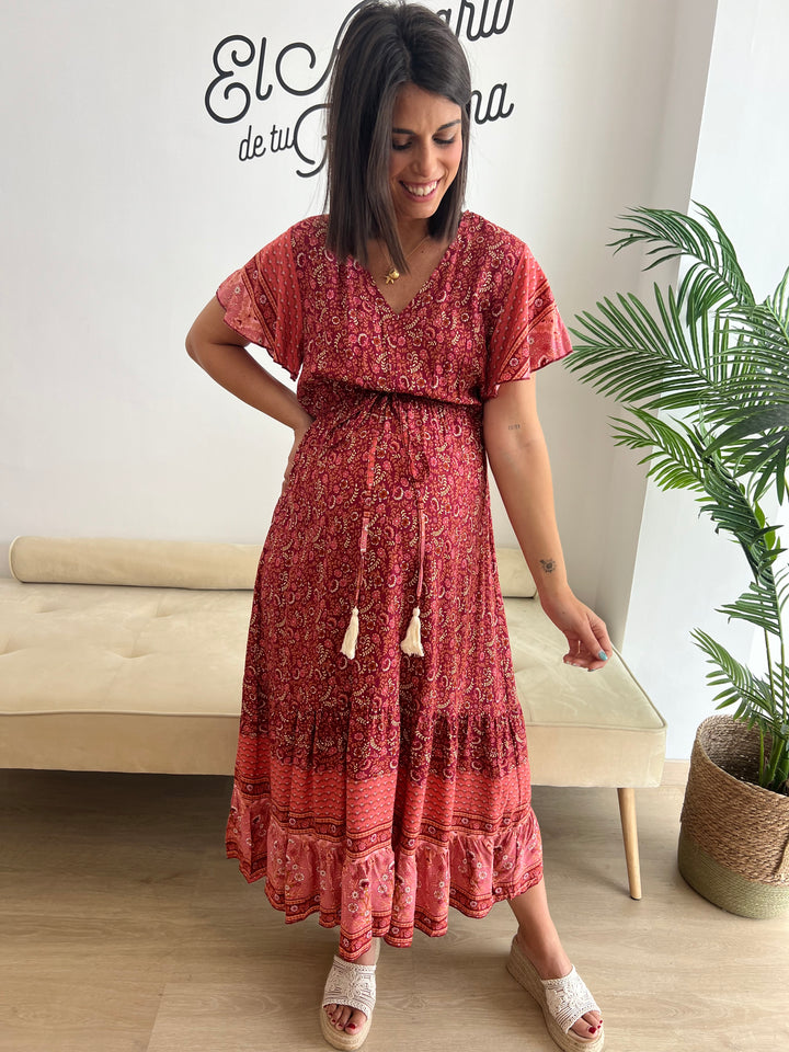 Vestido Lucrecia teja