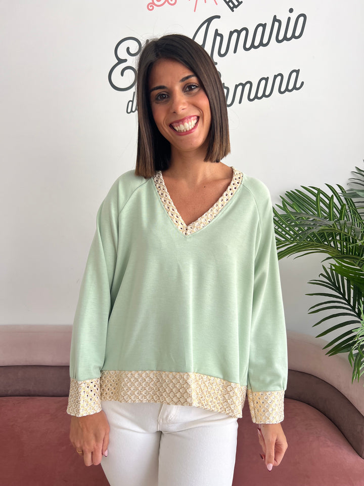 Sudadera Karol verde