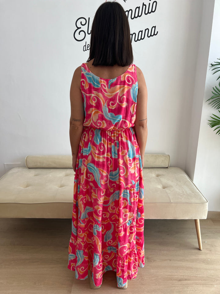Vestido Costa fucsia