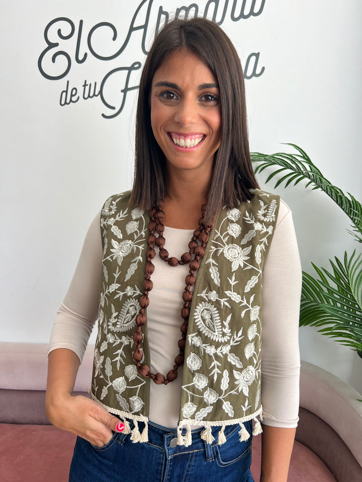Chaleco Alicia verde