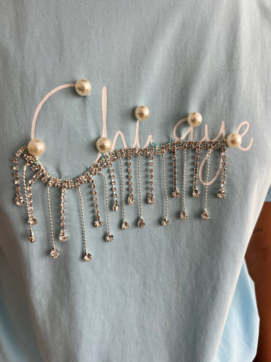 Camiseta Chaye celeste