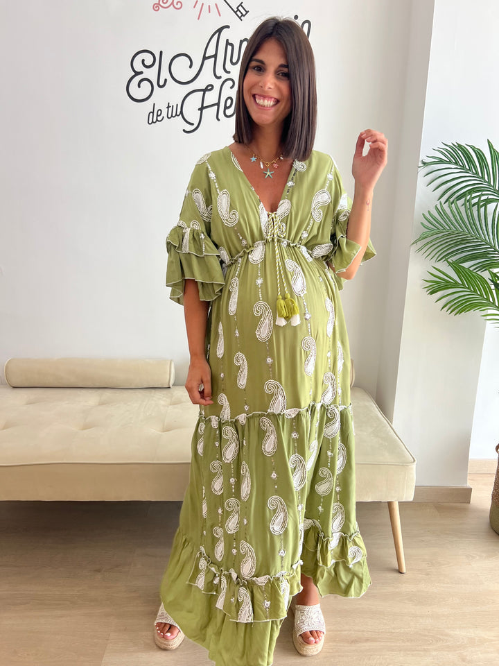 Vestido Malú verde