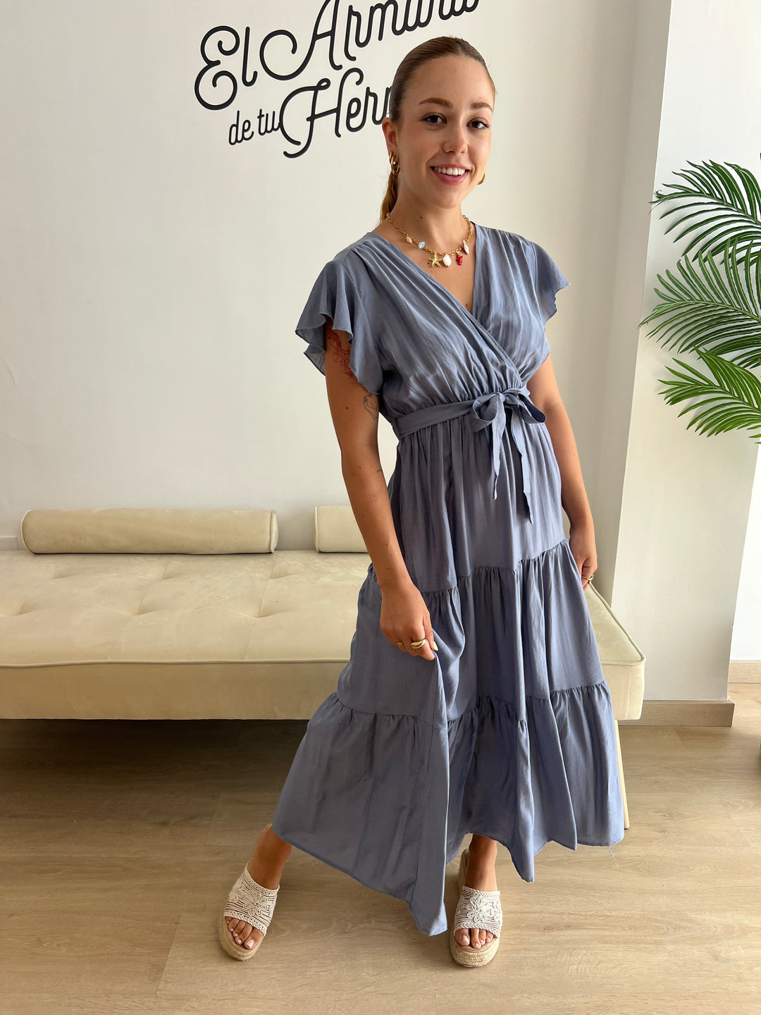 Vestido Belén celeste