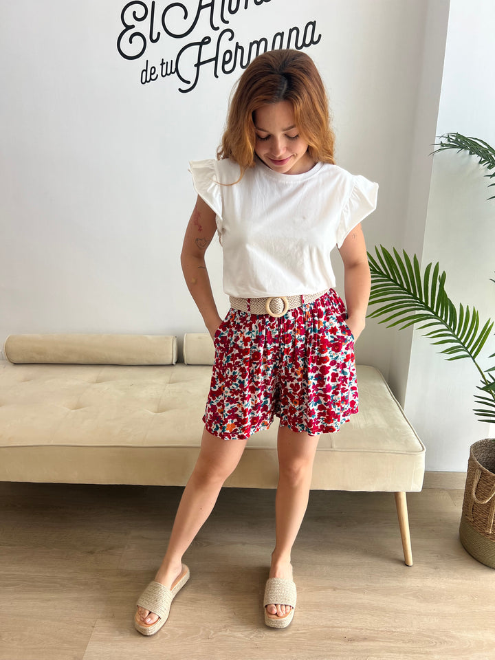 Short Martina rojo