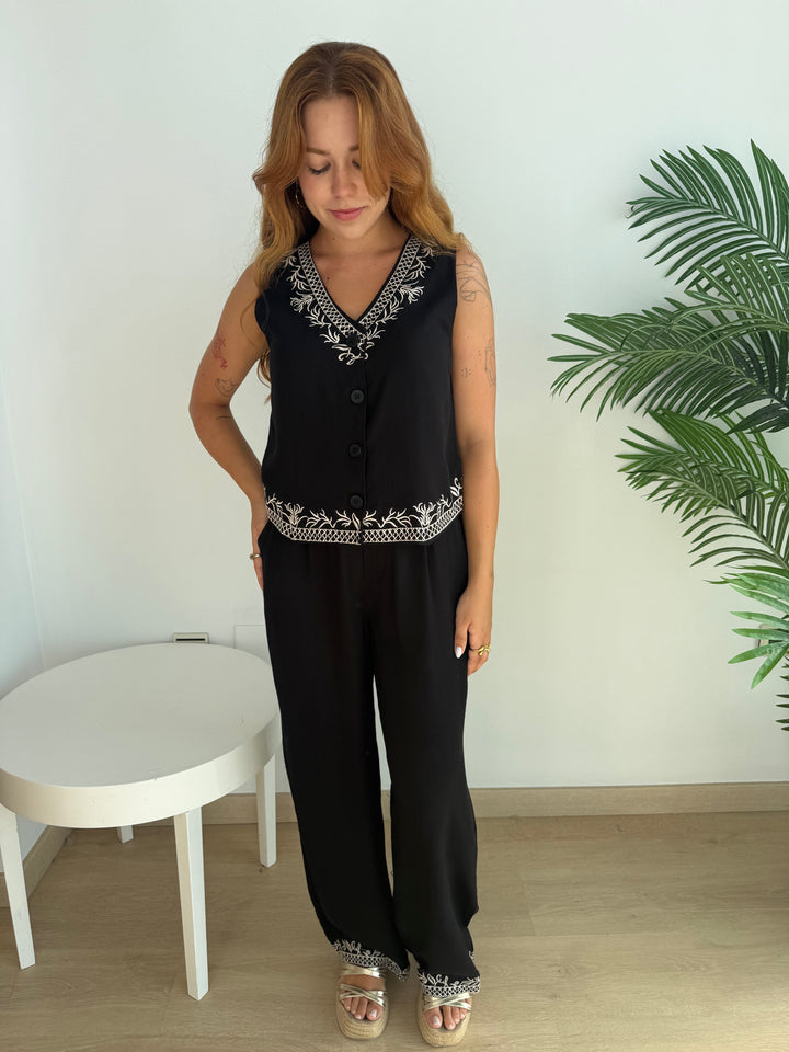 Conjunto Isabel negro