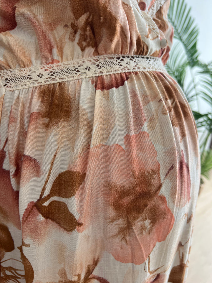 Vestido Abby salmón
