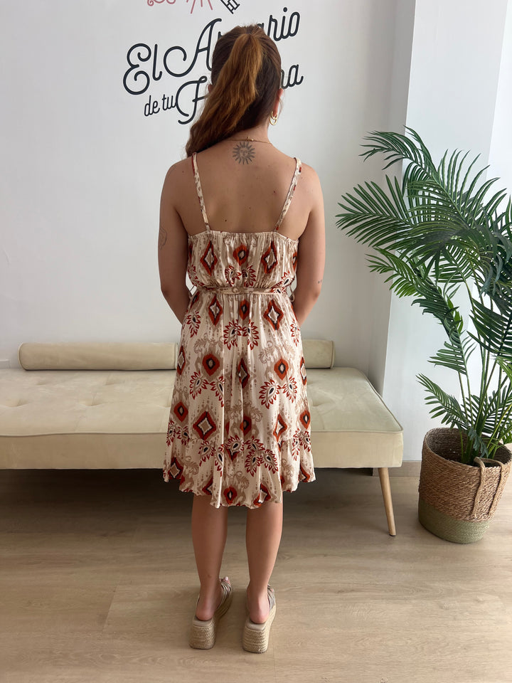 Vestido Victoria beige