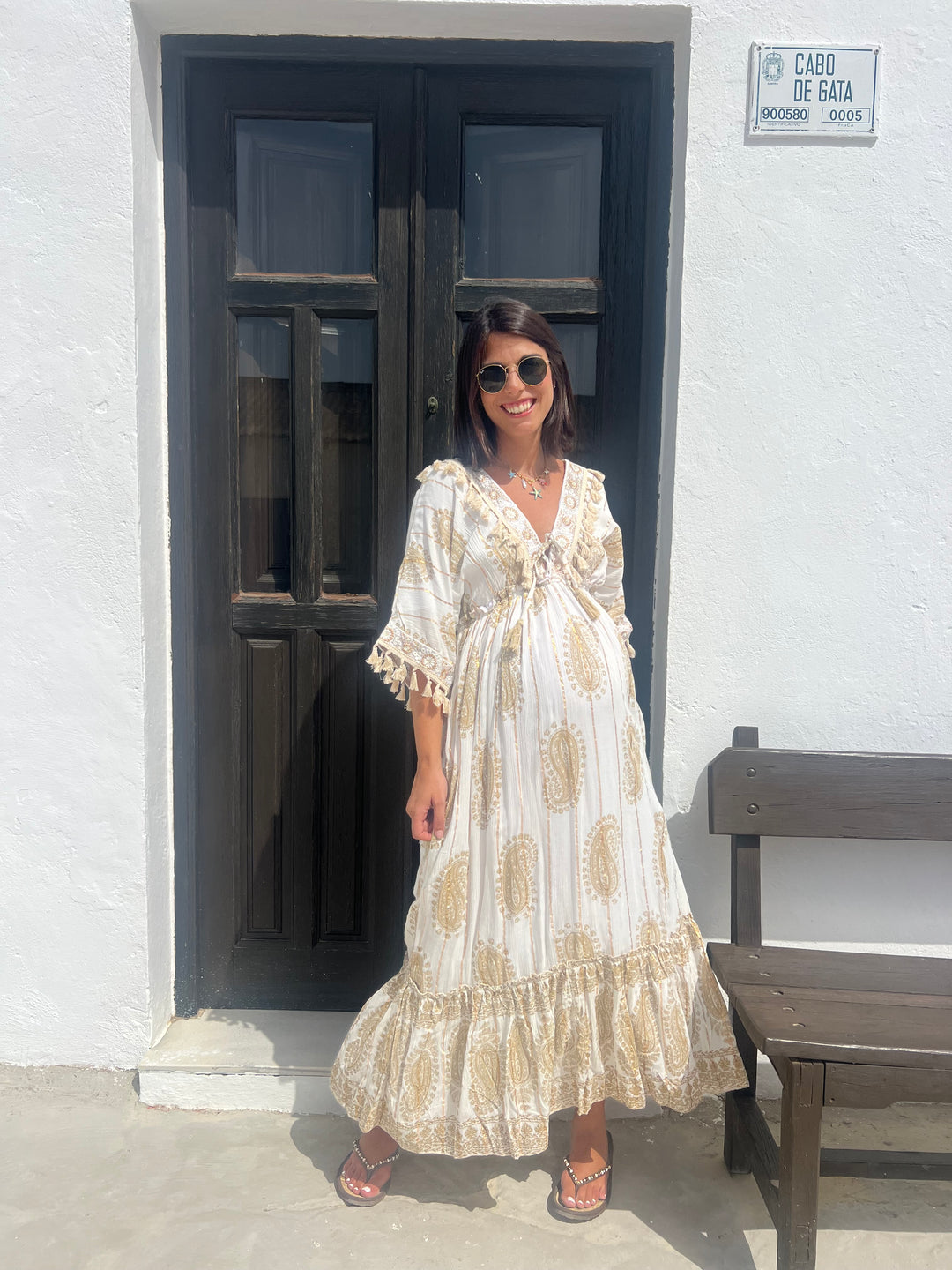 Vestido Golden beige