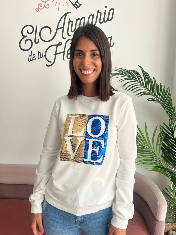 Sudadera Laly blanco