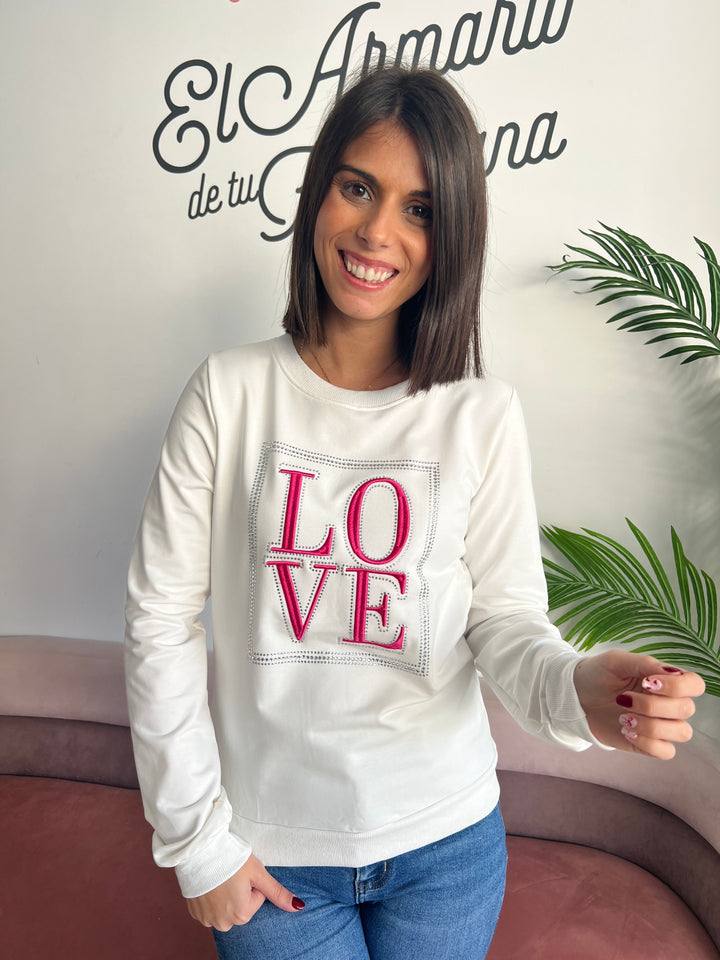 Sudadera Valen blanco