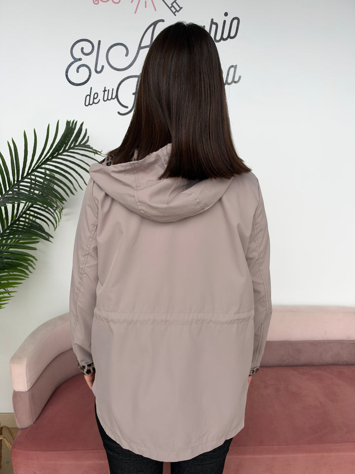 Chaqueta Reversible Rita topo