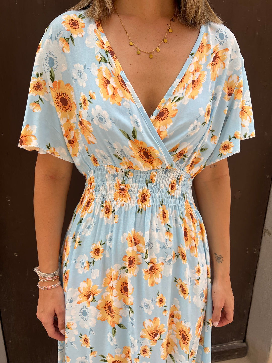 Vestido Cecilia celeste