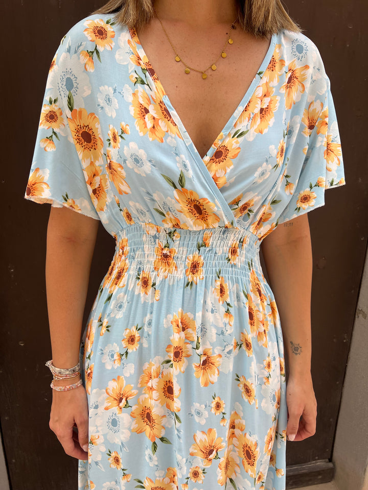 Vestido Cecilia celeste