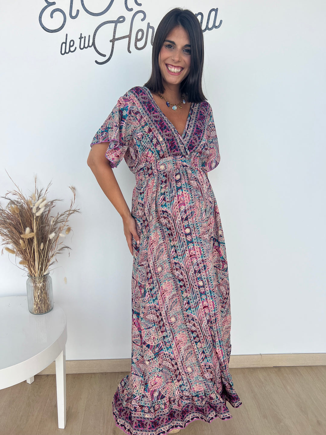 Vestido Vanesa fucsia