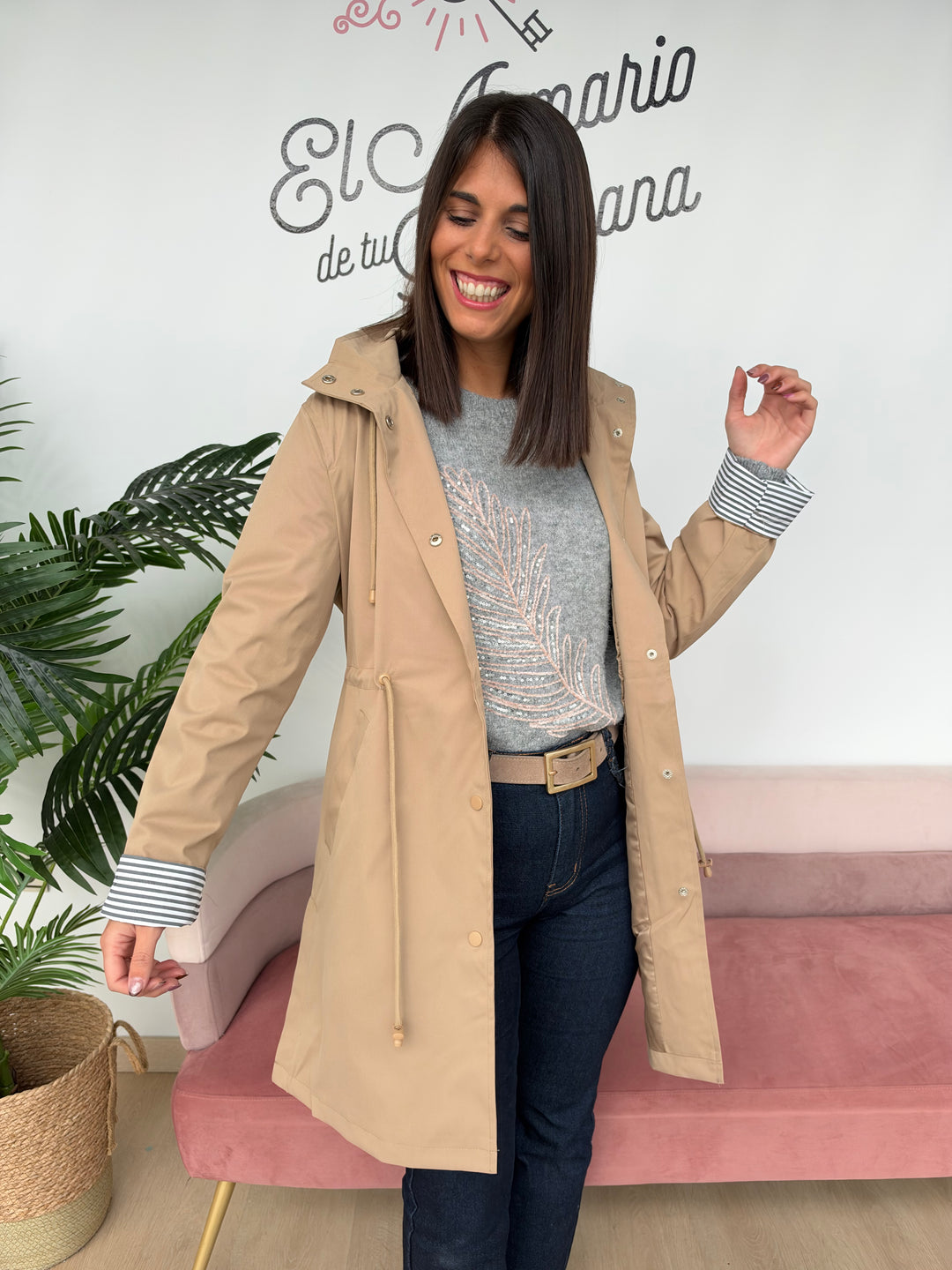 Chaqueta Karina camel