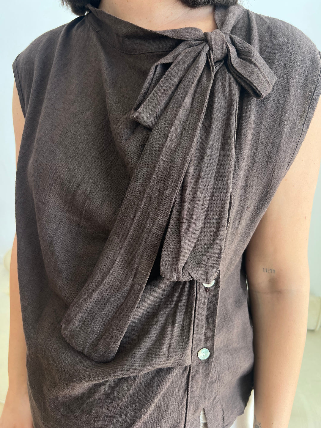 Camisa Malena marrón