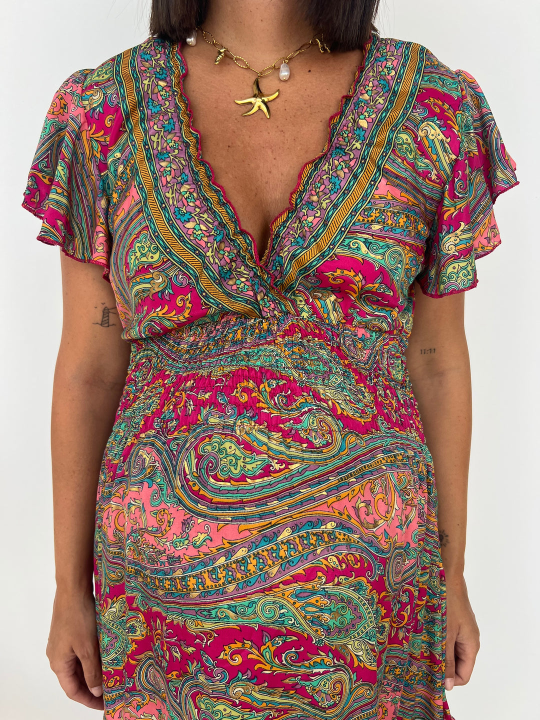 Vestido Riviera fucsia