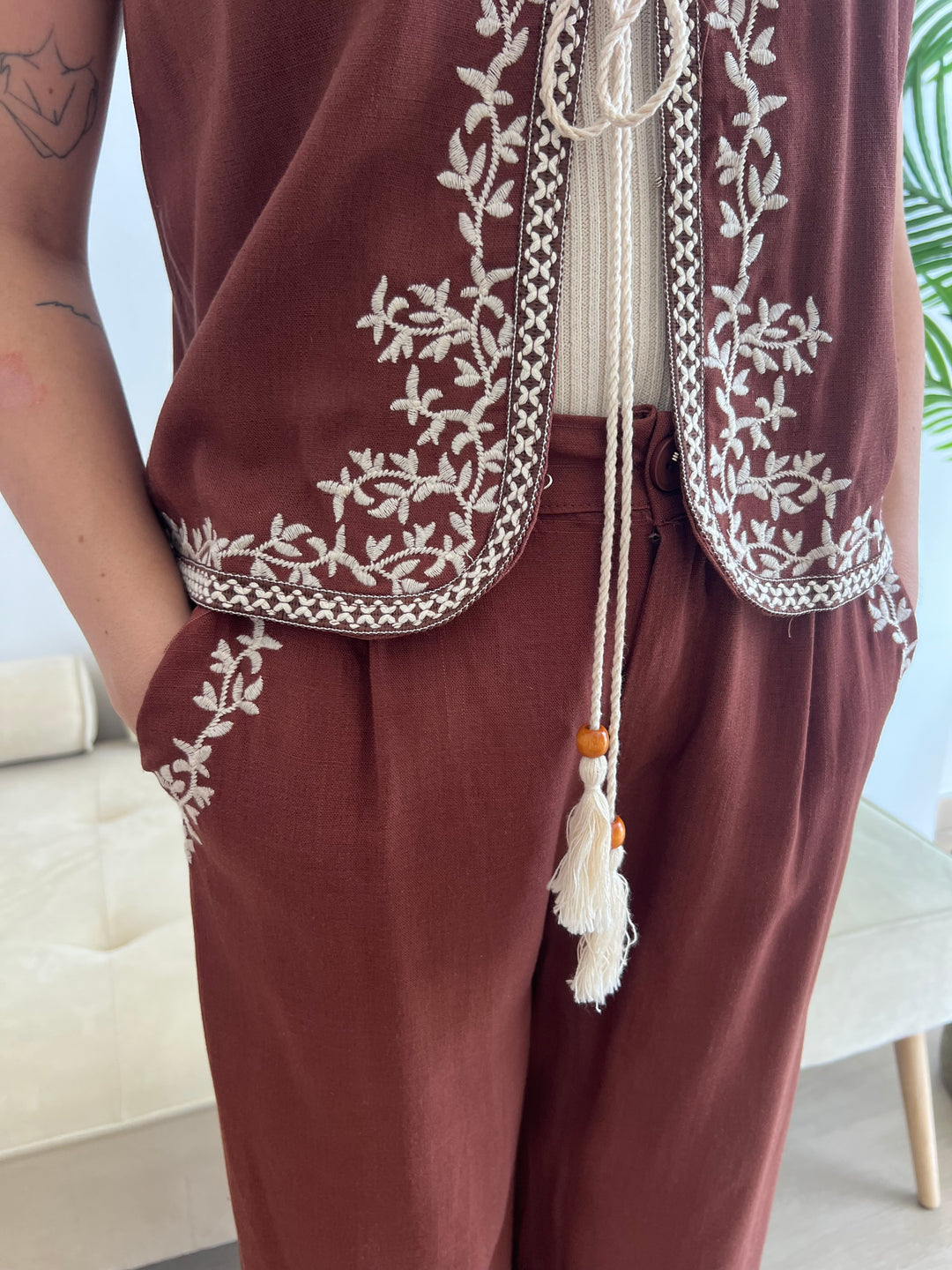 Conjunto Michell marrón