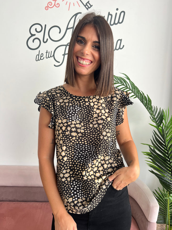 Blusa Print negro