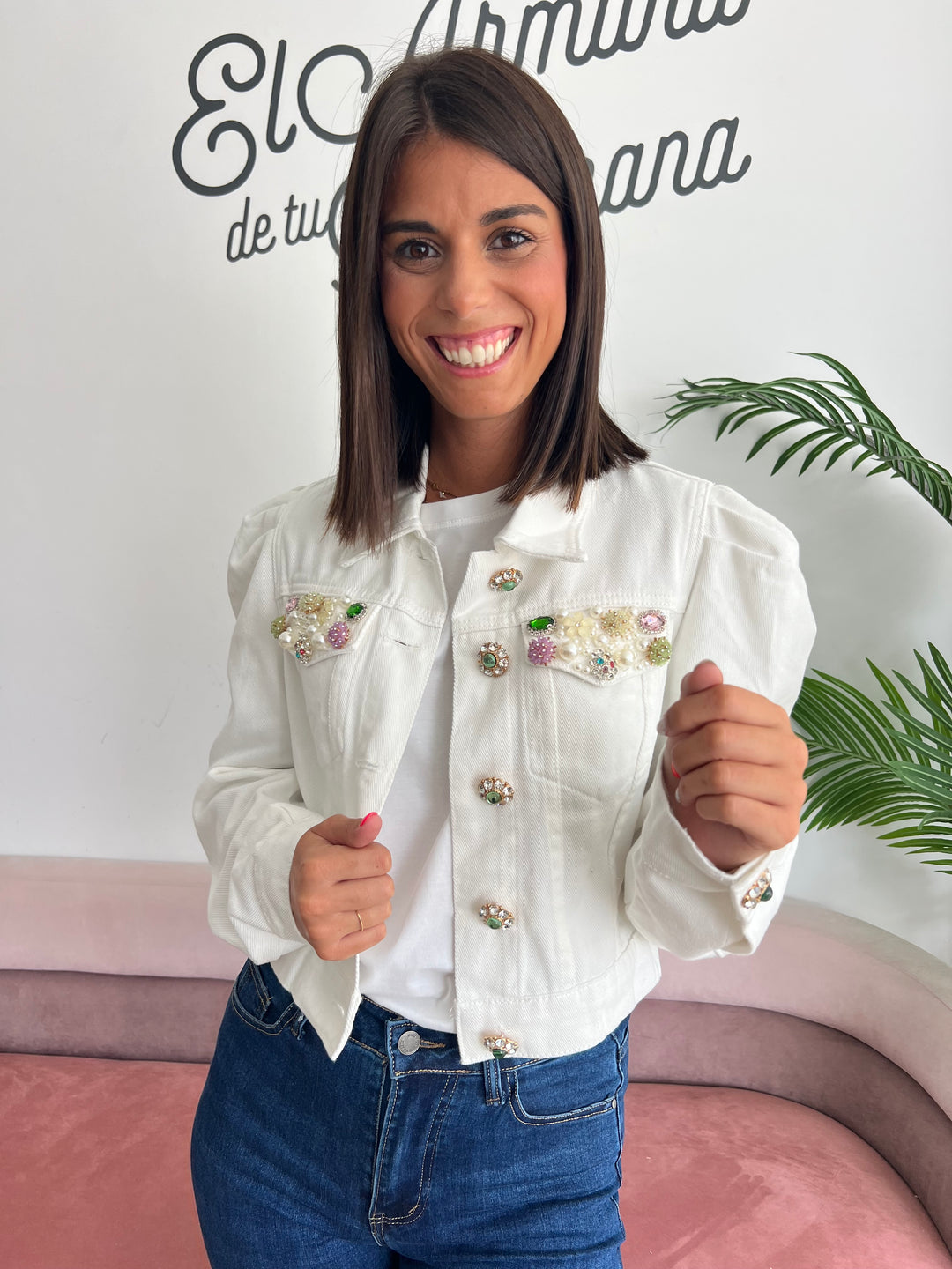 Chaqueta Samantha blanco