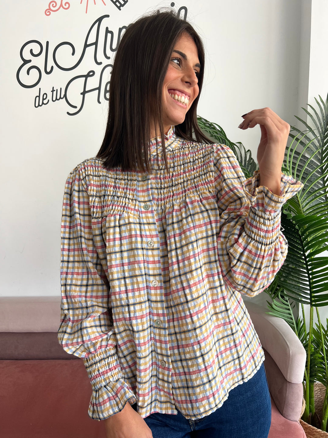 Camisa Thais amarillo