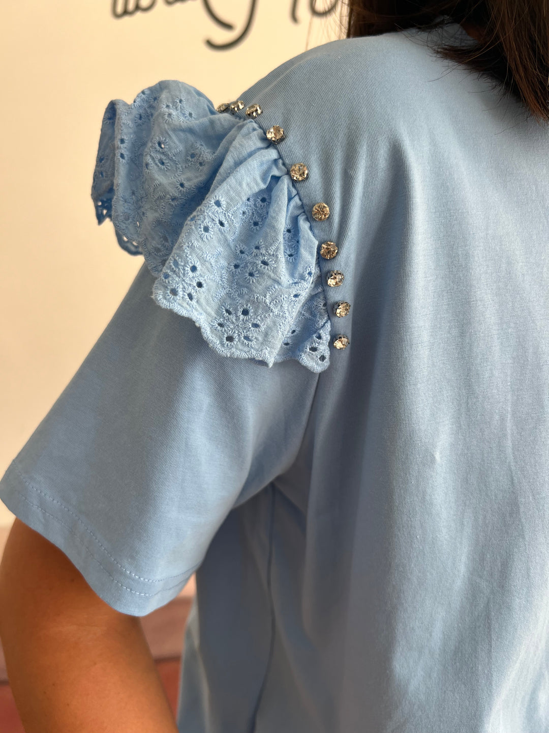 Camiseta Silvia celeste