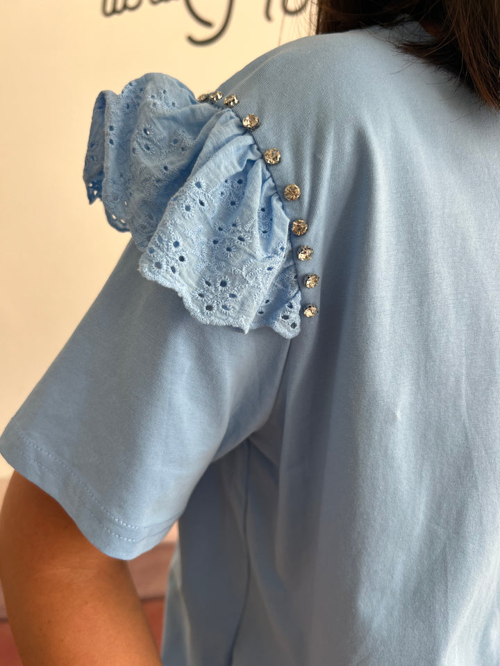 Camiseta Silvia celeste