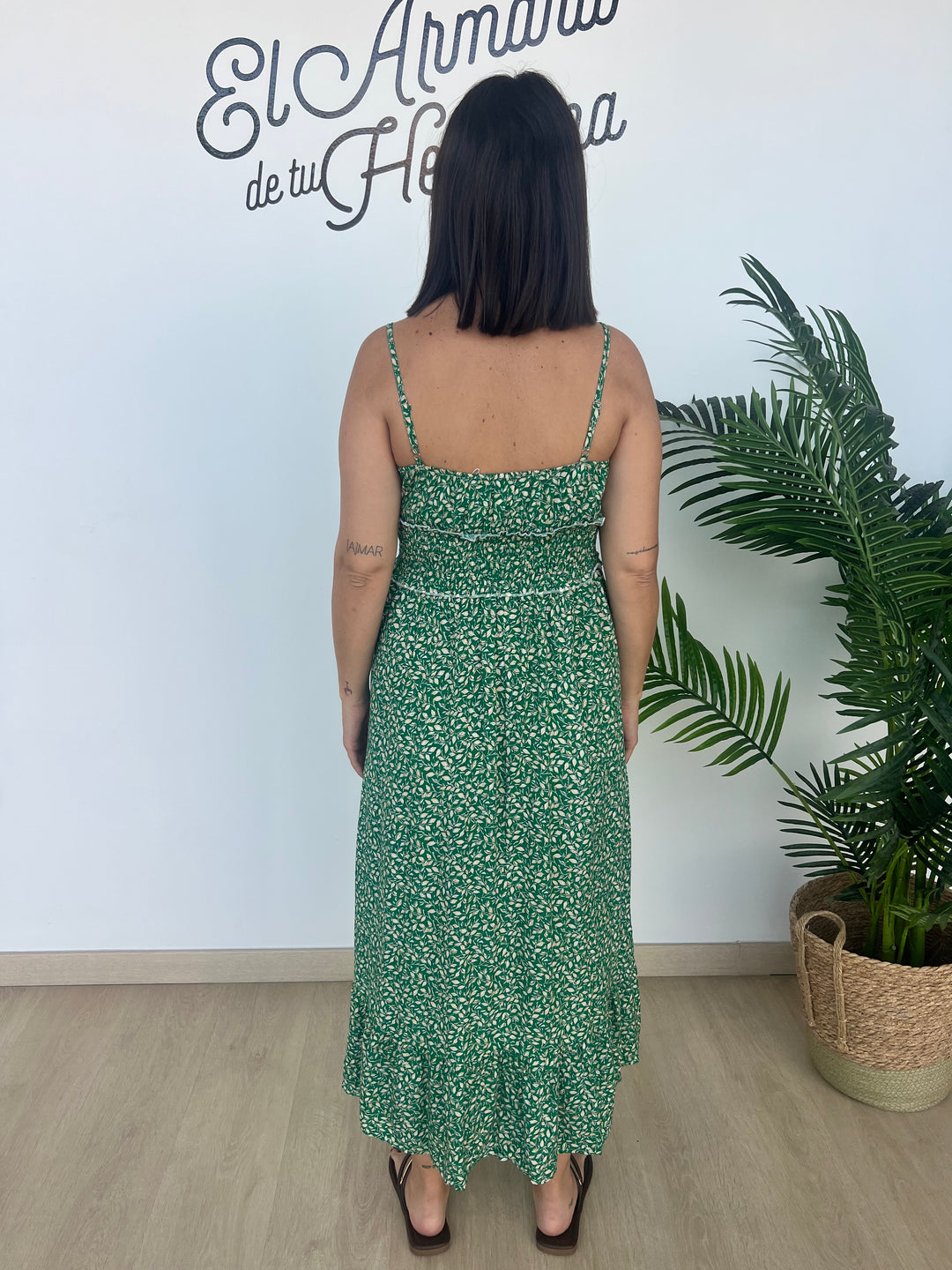 Vestido Salomé verde