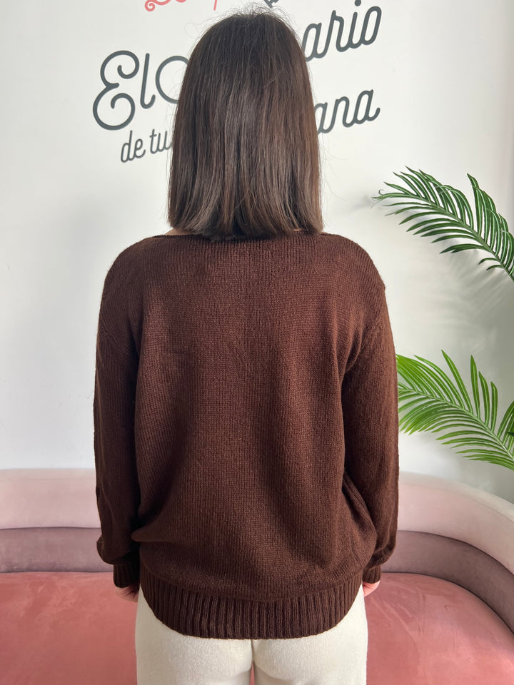 Jersey Bella marrón