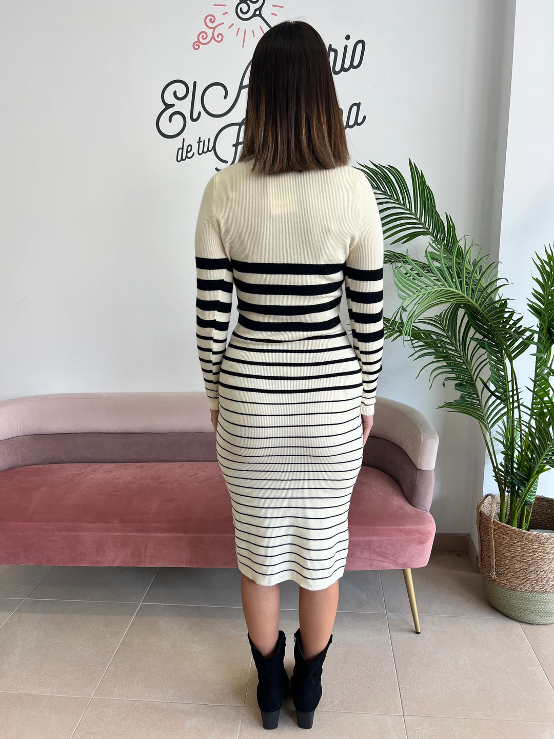 Vestido Wendy beige