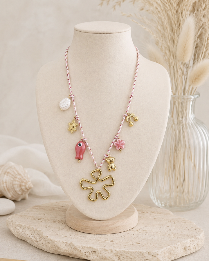 Collar Flora (acero)