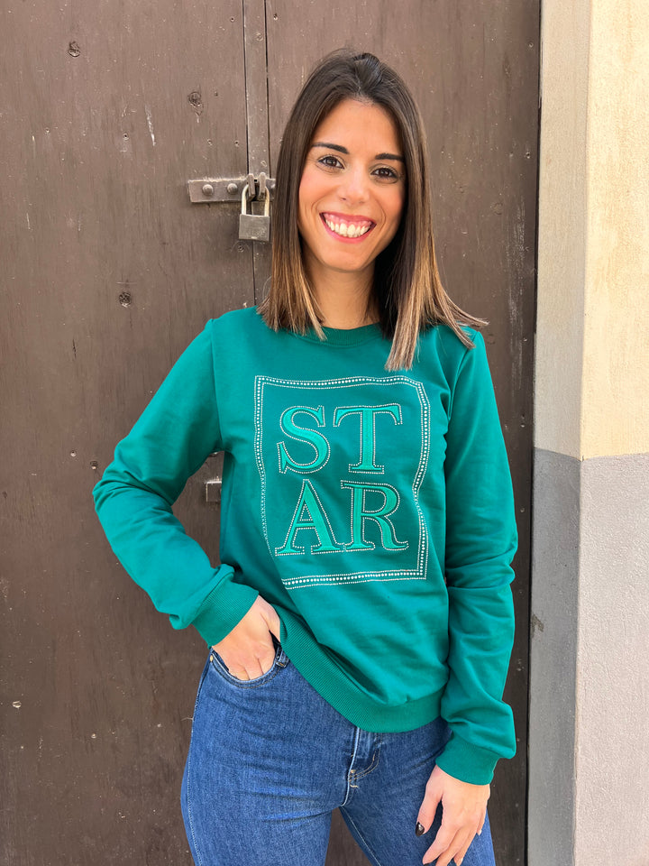 Sudadera Star verde