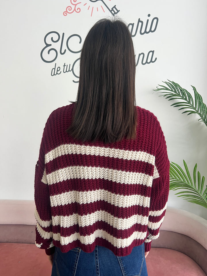 Chaqueta Karen burdeos