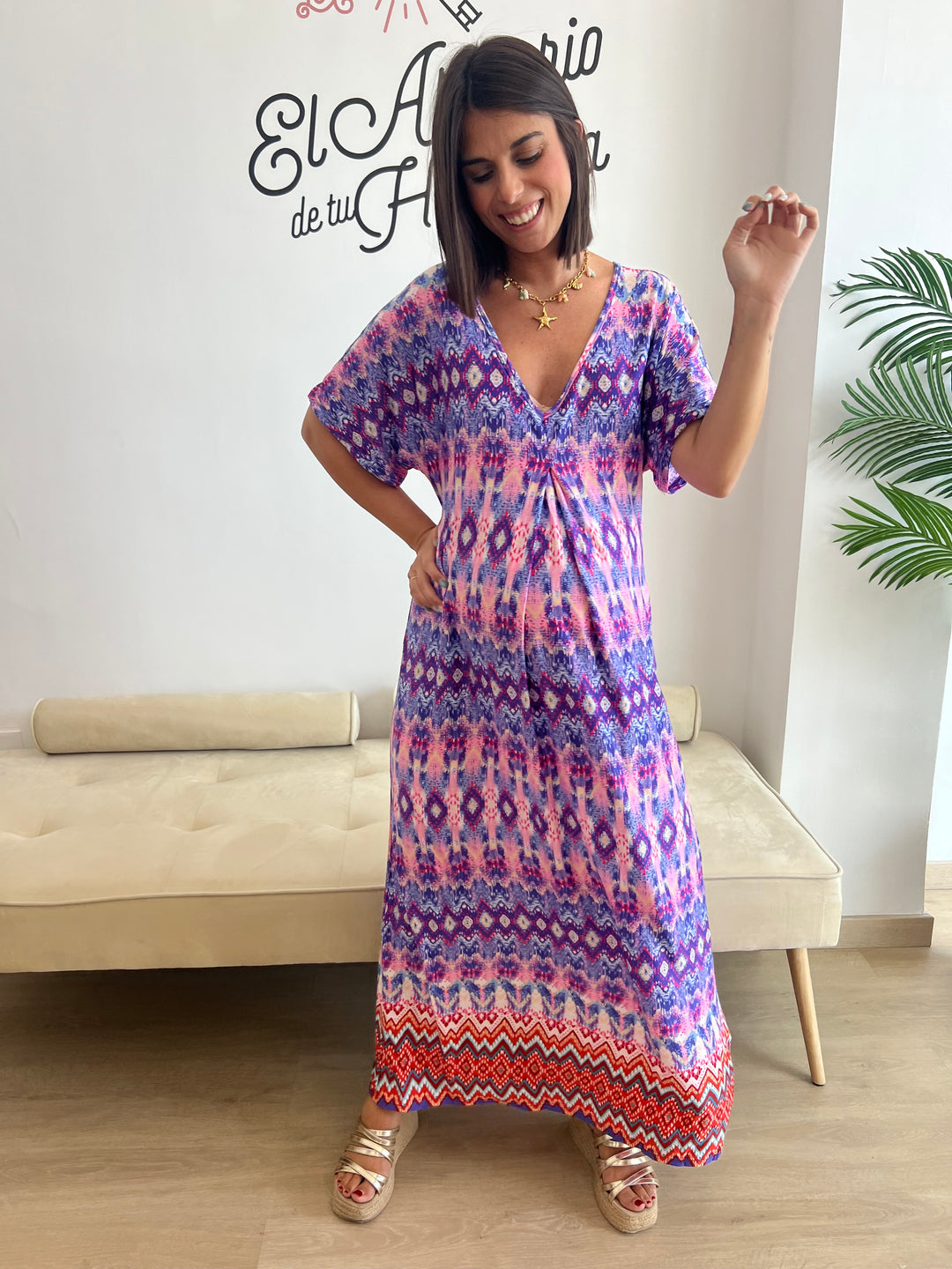 Vestido Anisa morado