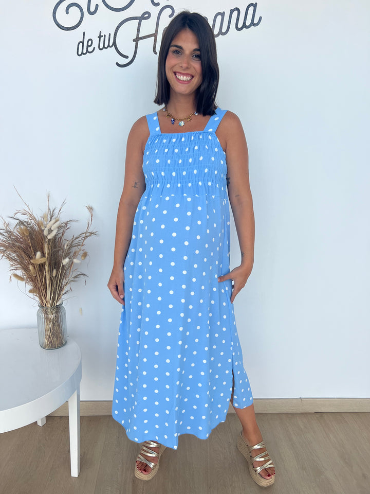 Vestido Cameron celeste