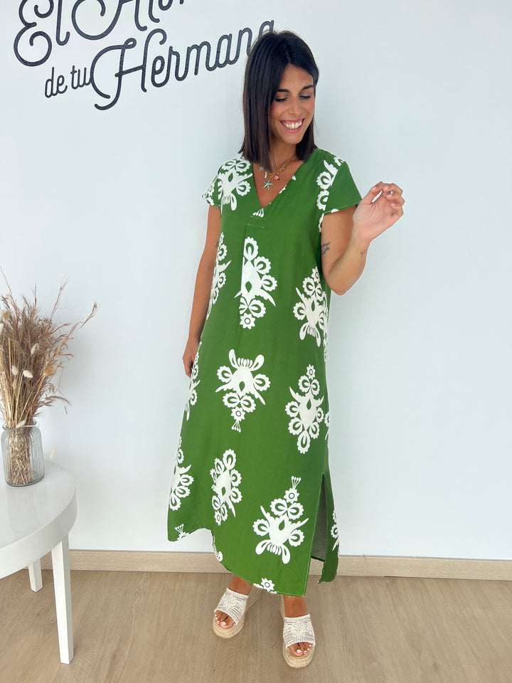 Vestido Bertín verde