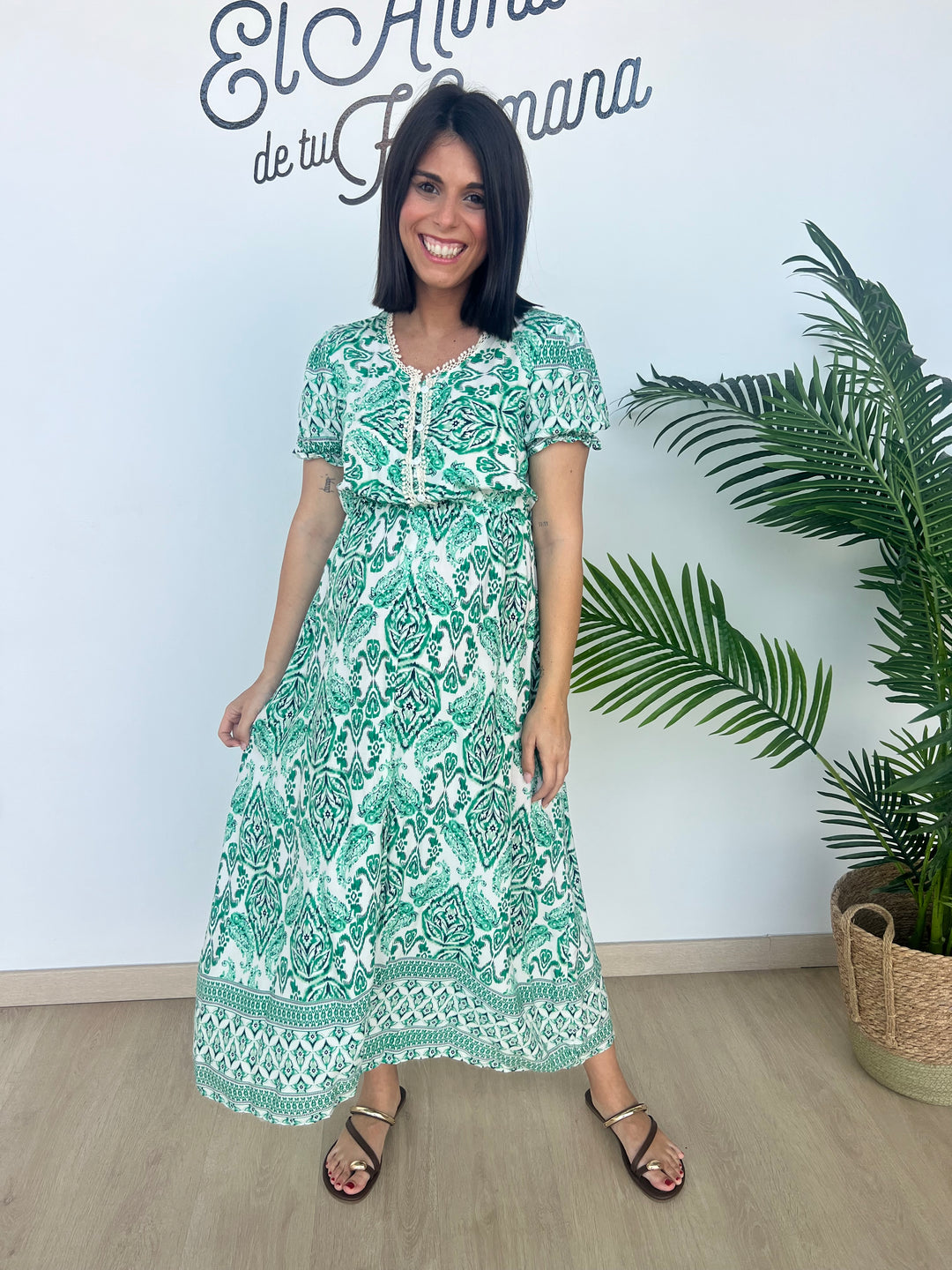 Vestido Mariola verde