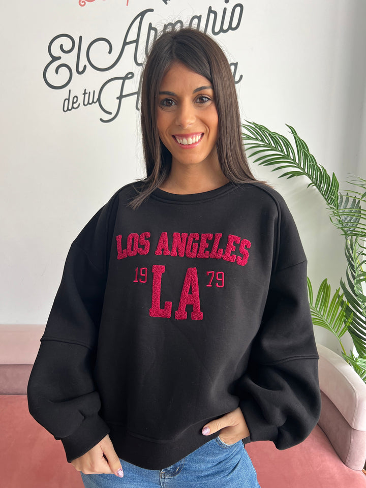 Sudadera Los Ángeles negro