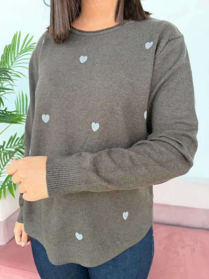 Jersey Amore gris oscuro