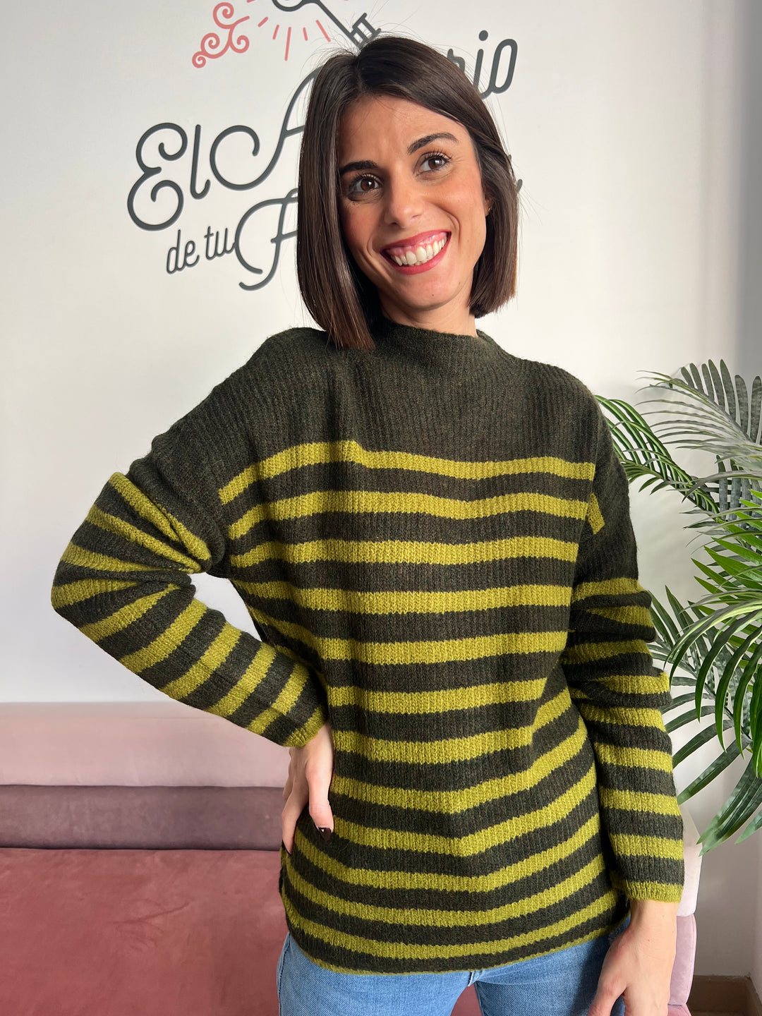 Jersey Carlota verde oscuro
