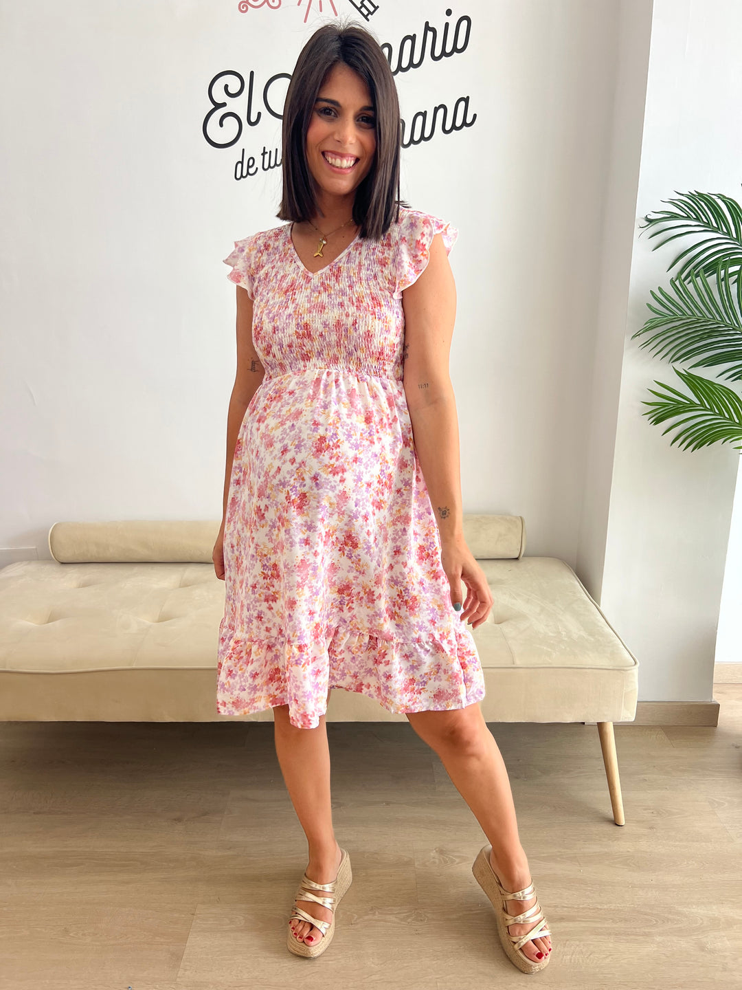 Vestido Geles rosa
