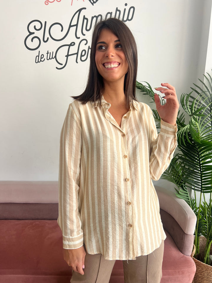 Camisa Teresa camel
