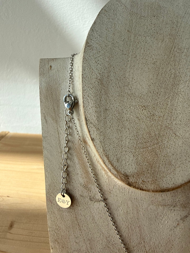 Collar Raspa plata (acero)