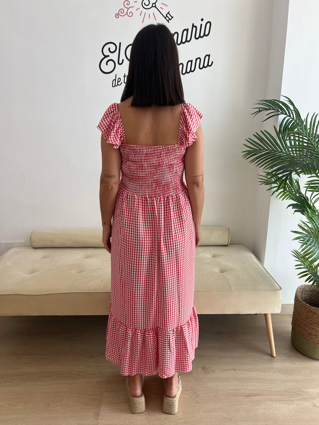 Vestido Yanira rojo