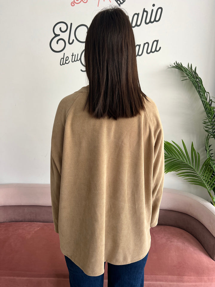 Sudadera Charly beige oscuro