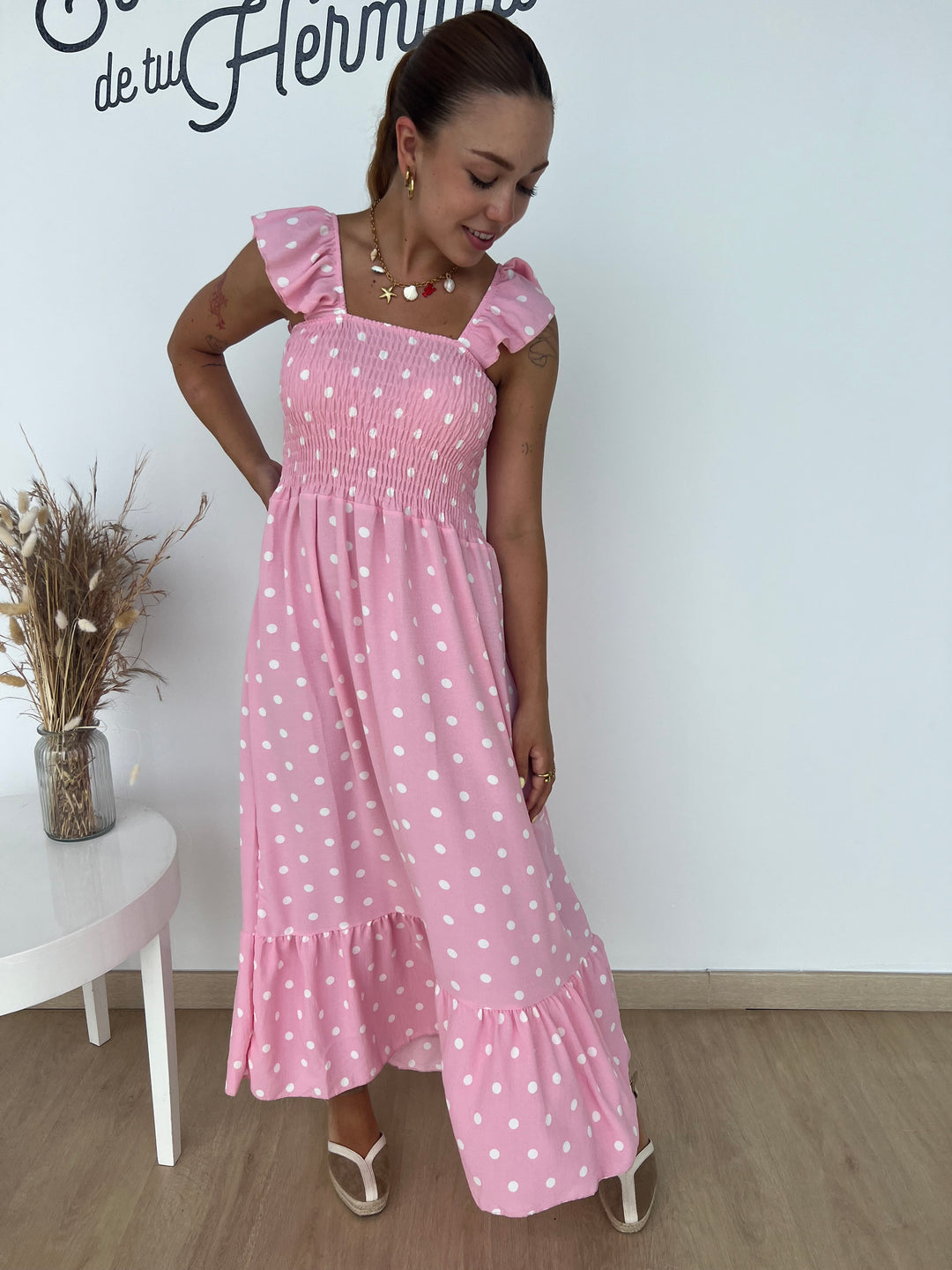 Vestido Violeta rosa